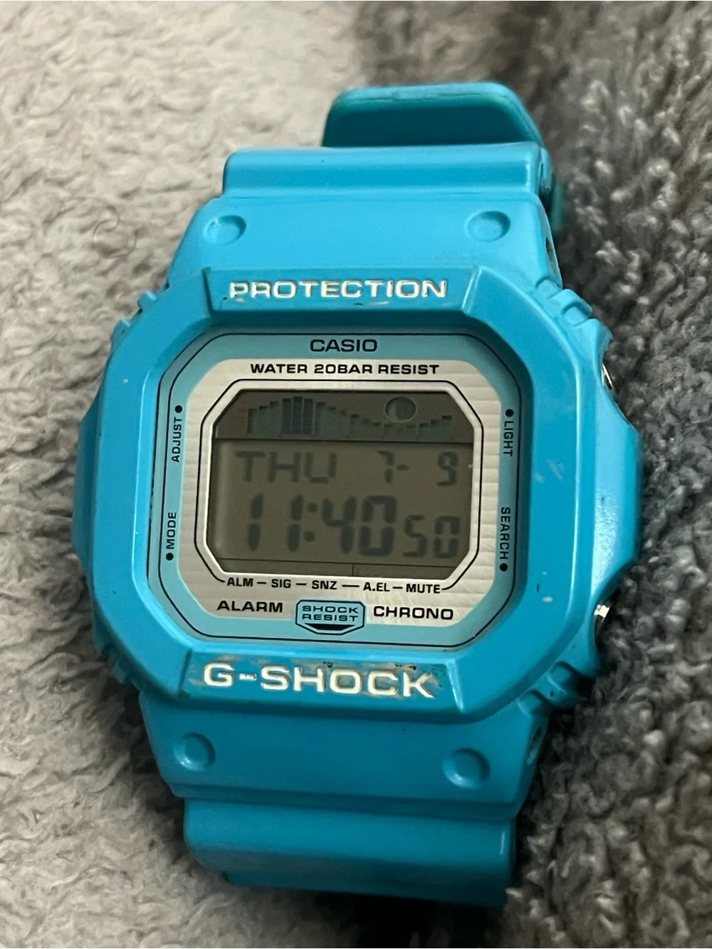 Casio G-Shock Turquoise Blue Digital Watch